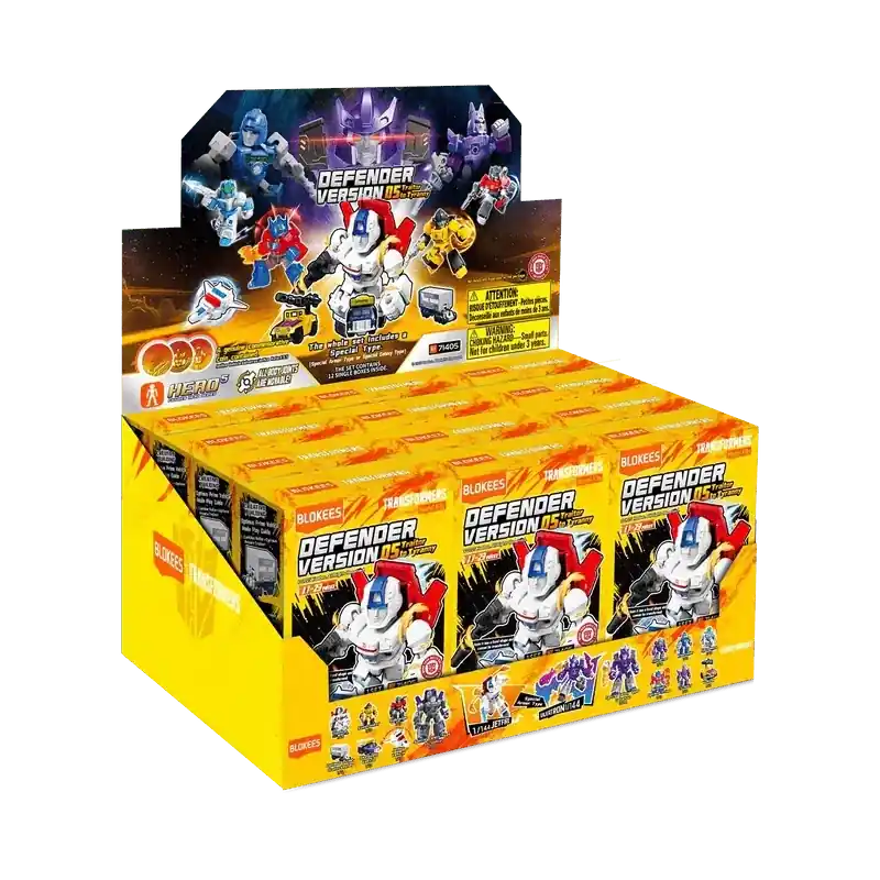 Smidig beställning | Transformers Traitor to Tyranny Defender Version 05 modellkit blind box-set (12)