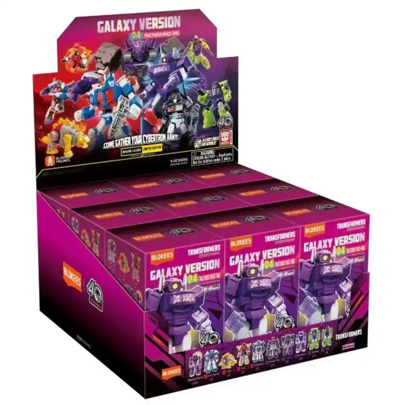 TRANSFORMERS FRACTURED SPACE TIME GALAXY VERSION 04 MODEL KIT BLIND BOX SET (9) | Specialpris