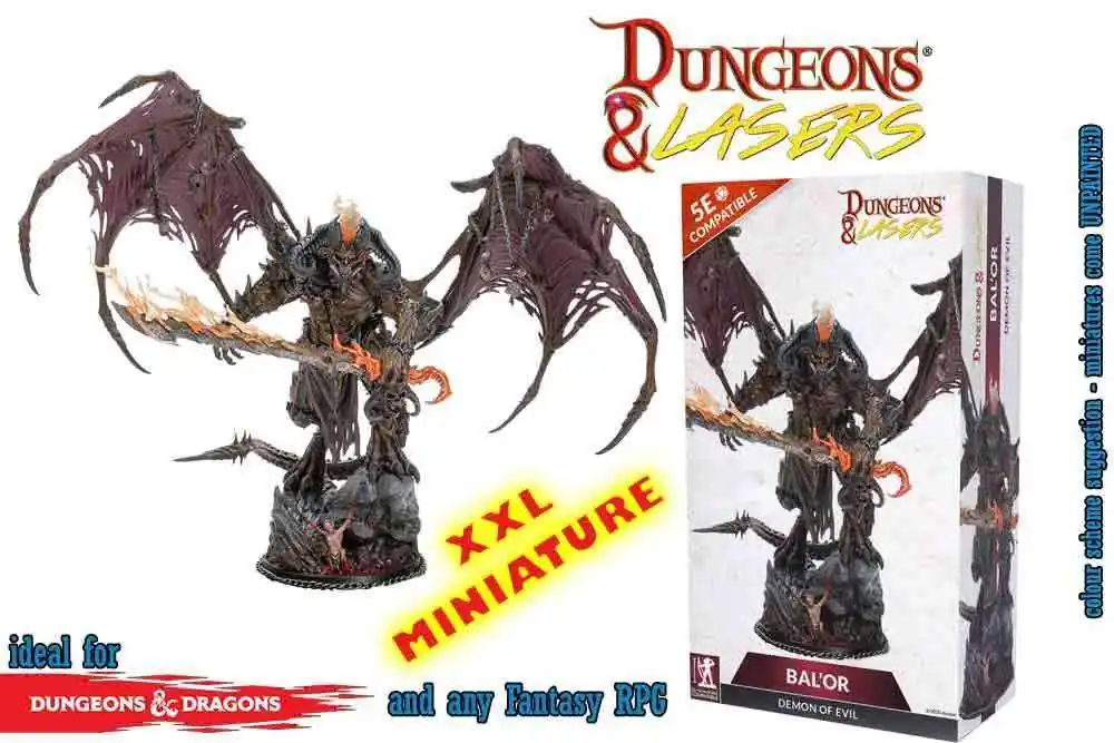 Dungeons & Lasers Bal‘or - Stort Monstermodell - Dagens erbjudande