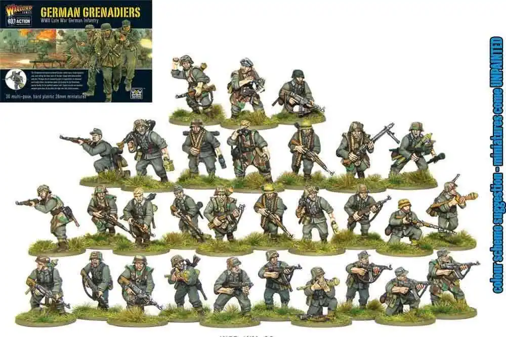 Favorit - Tyska Granatkastare - Bolt Action Miniatyrset