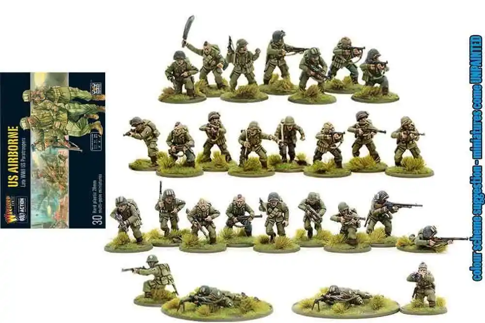 Bolt Action - US Airborne Paratroopers Late WWII - Trygg betalning