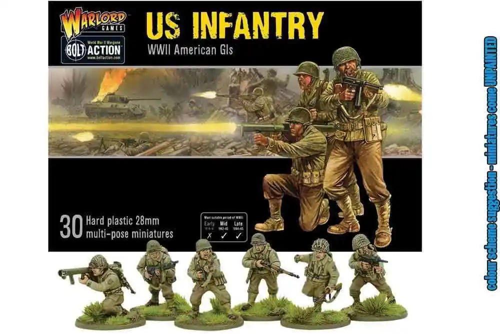 Bolt Action - US Infanteri Amerikansk G.I. | Direkt från tillverkaren