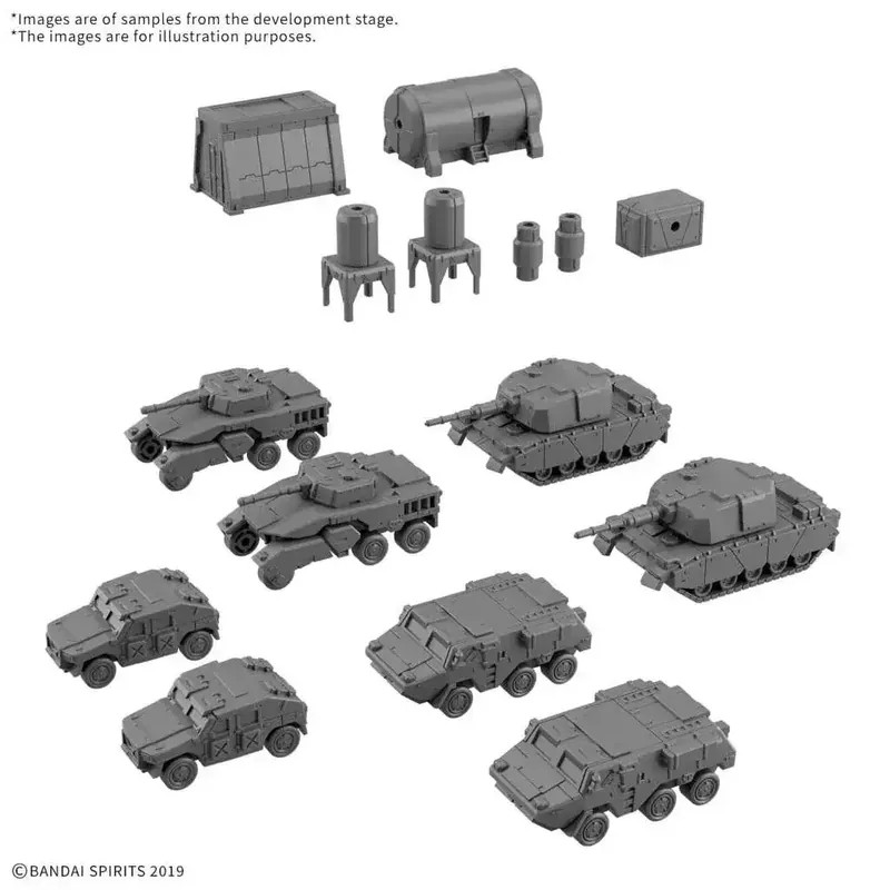 Delset 30mm för 24 multiobjekt 1/144 | Beställ direkt