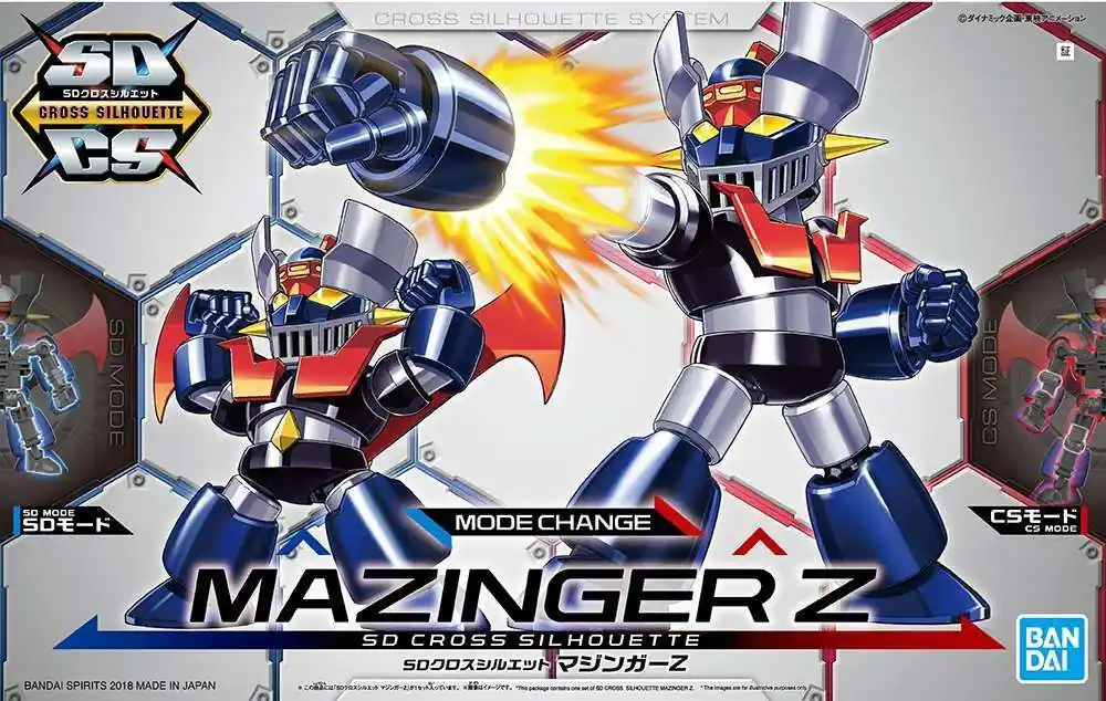 Kundfavorit - SD Cross Silhouette Mazinger Z - Samlarfigur av Hög Kvalitet
