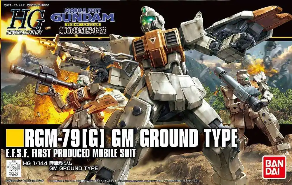 HGUC GM Ground Type 1/144 - Modellbyggsats med hög detaljrikedom - Erbjudande