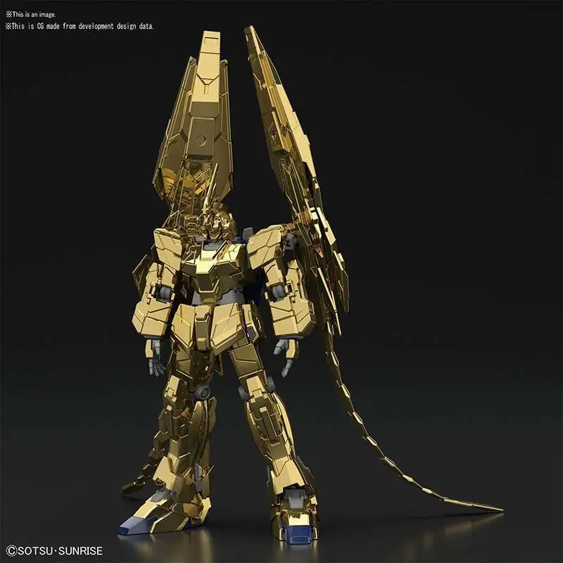 HGUC Gundam Unicorn Phenex Unicron Gold 1/144 – Samlarfigur - Enkel beställning