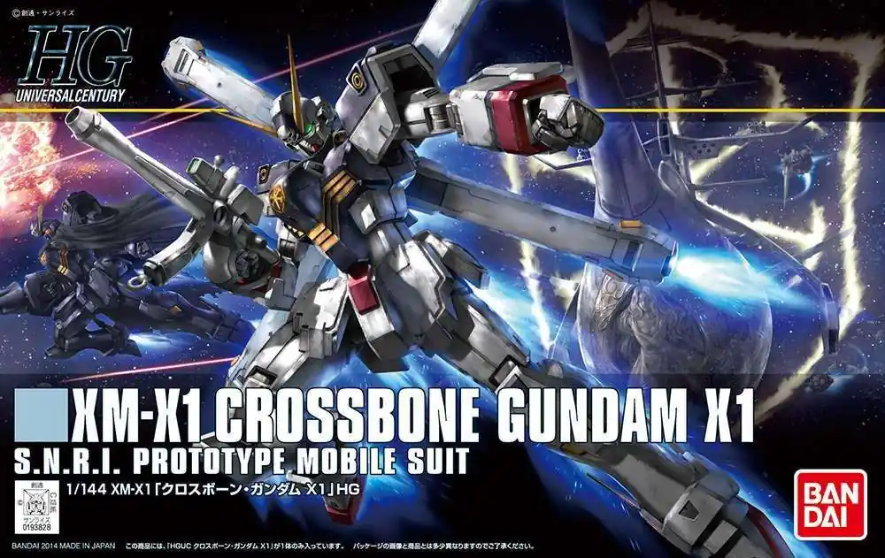 HGUC Gundam Crossbone X1 1/144 - Modellkit | Lågt pris