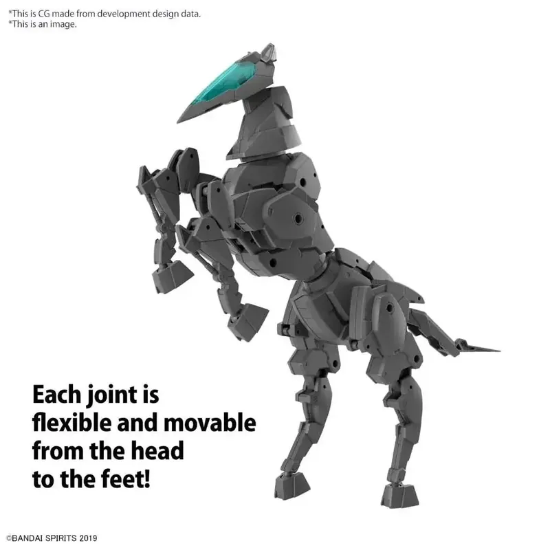 Passa på - 30mm Ex Arm Vehicle Horse Mecha Mörkgrå 1/144