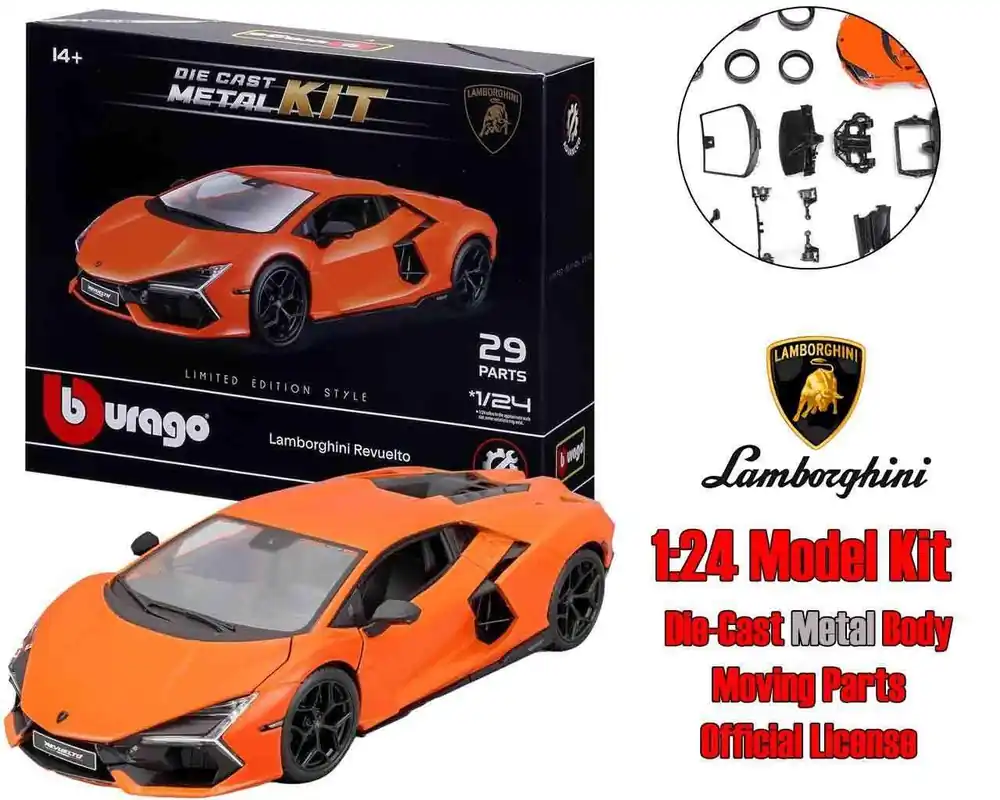Lamborghini Revuelto - Modellkit 1 24 - Enkel retur