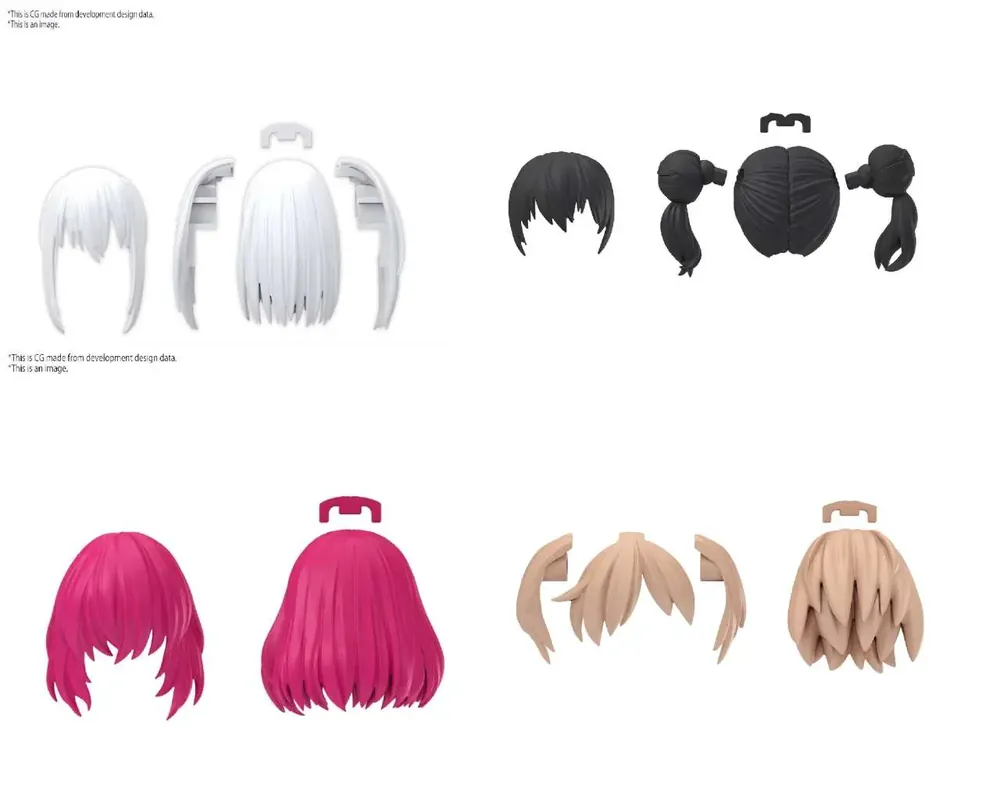 Tryggt köp - 30ms Option Hair Style Parts Vol 10 - Alla 4 Typer