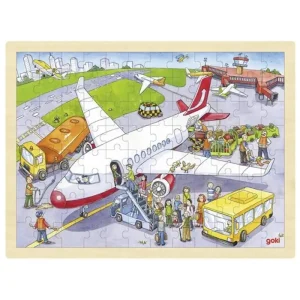 Mycket uppskattad | Goki Puzzle at the airport 2D Pussel