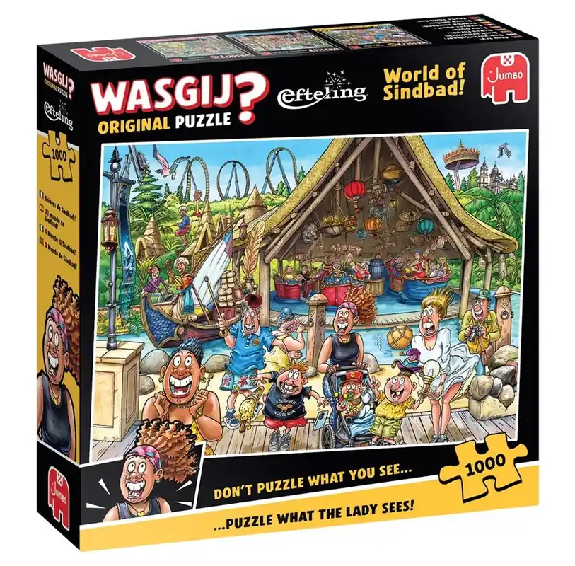Wasgij Original Efteling - World of Sindbad! (1000) - Tillverkarpris