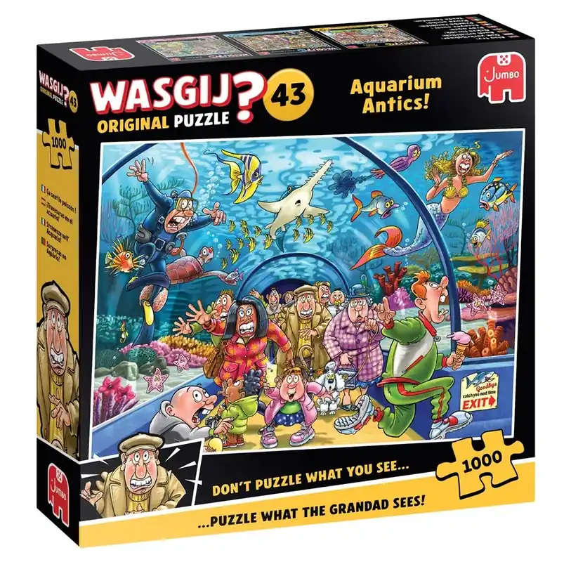 Wasgij Original 43 Aquarium Antics! (1000) - Utförsäljning