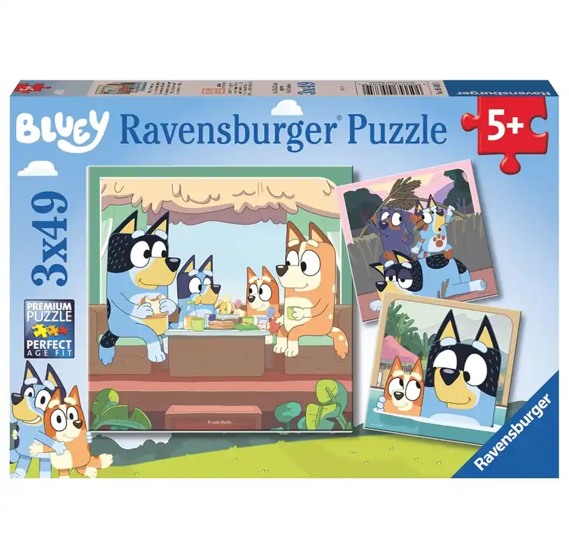 Ravensburger Bluey 3x49p - Kanonpris