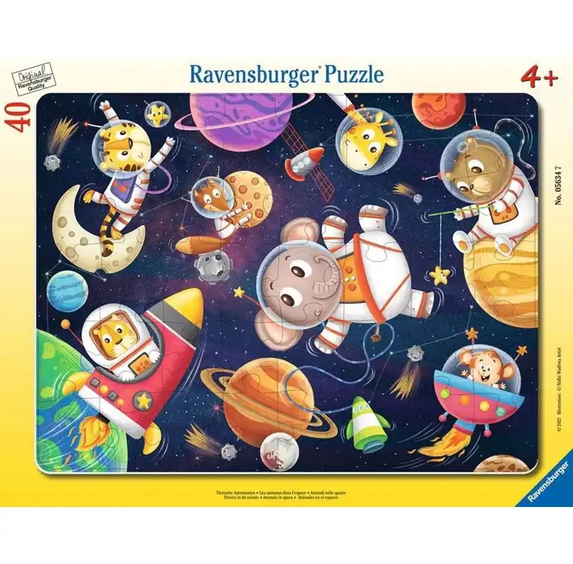 Tillverkarpris - Ravensburger Animal Astronauts 40p 2D Pussel