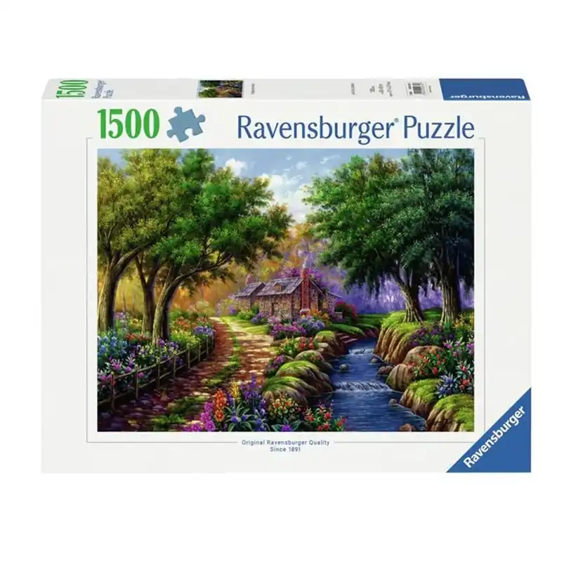Handla online | Ravensburger Cottage by the River 1500p