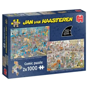 Nedsatt pris | Jan van Haasteren DIY Shop & Renovation project(2 x1000)