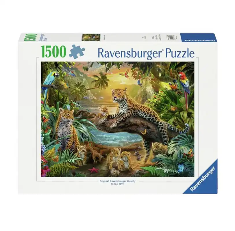 I lager | Ravensburger Leopard Family In The Jungle 1500p