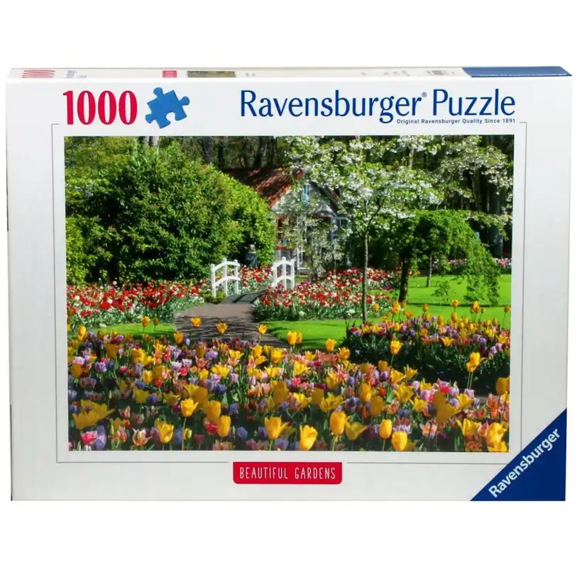 Kampanj | Ravensburger Puzzle Beautiful Gardes - Keukenhof Gardens - Netherlands 1000p