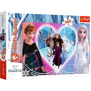 Trefl Puzzle - Frozen - Joyful moments (160 pieces) 2D Pussel - Slutrea