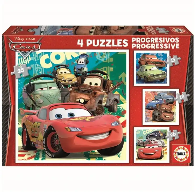 Educa 12-16-20-25 Cars - Erbjudande