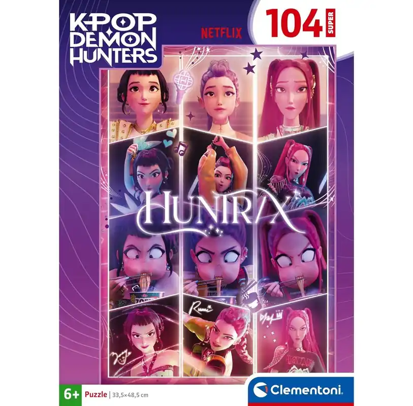 Clementoni K-Pop Demon Hunters Super 104 brikker - Väl omtyckt