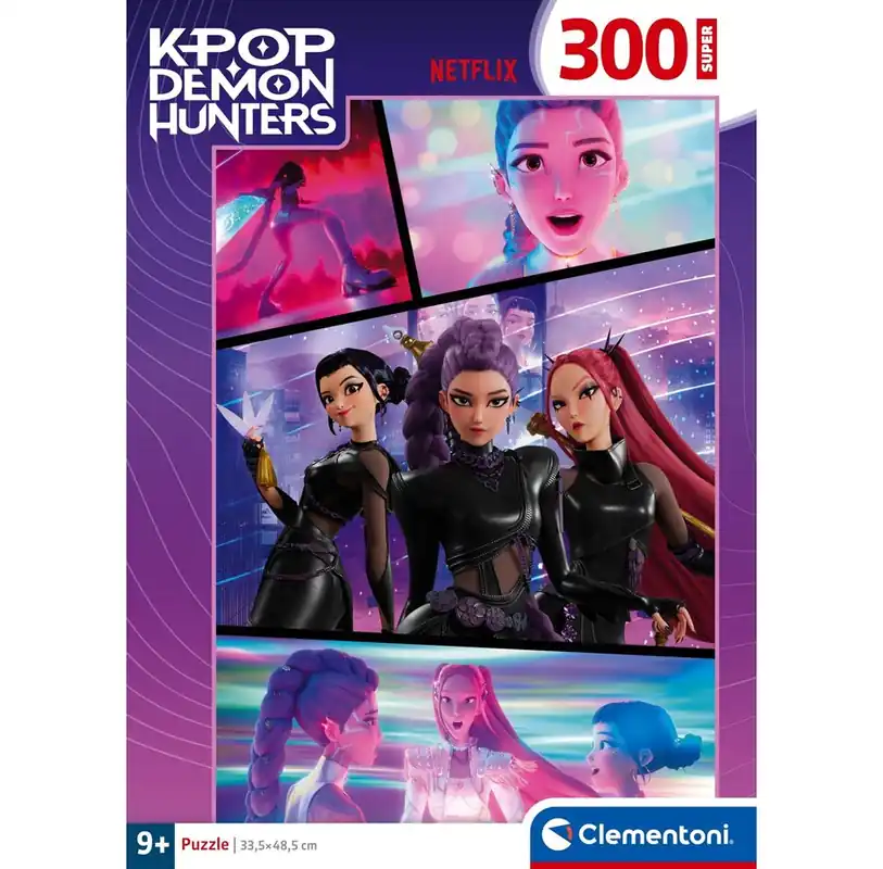 Storsäljare - Clementoni K-Pop Demon Hunters Super 300 brikker