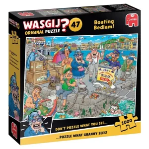 Wasgij Original 47 - Boating Bedlam (1000) - Endast idag