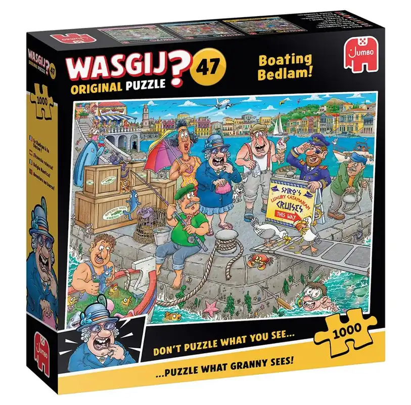 Wasgij Original 47 - Boating Bedlam (1000) - Endast idag