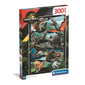 Snabb leverans | Clementoni Puzzle Super Jurassic World 300pcs. 2D Pussel