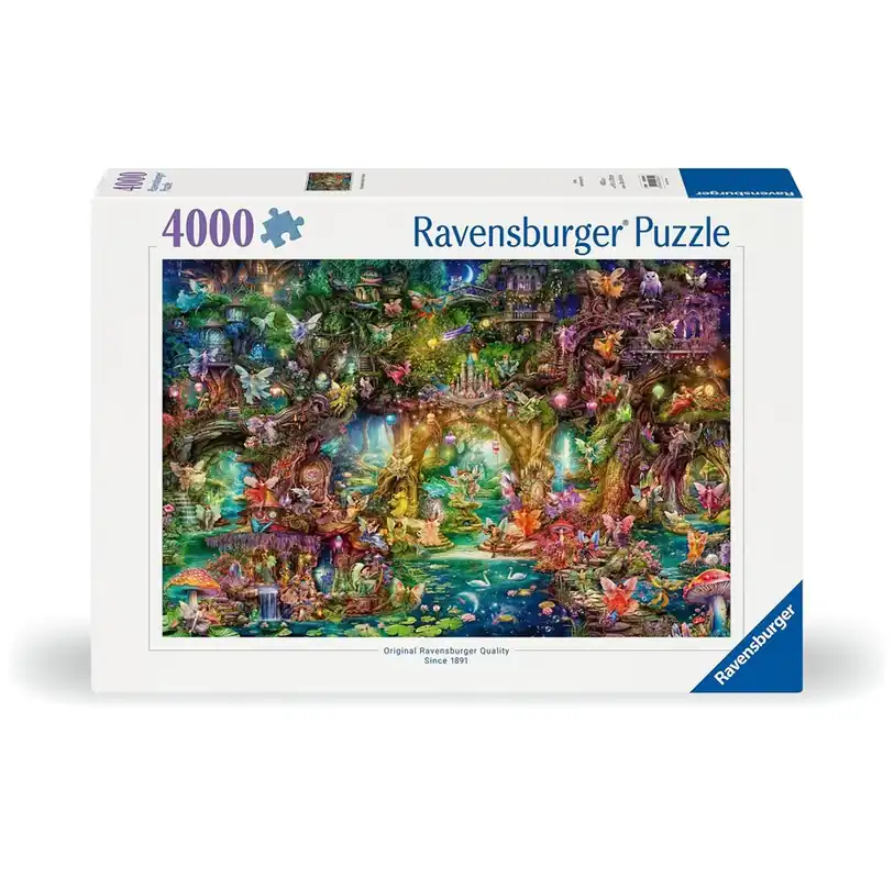 Få kvar i lager | Ravensburger The Hidden World Of Fairies 4000p