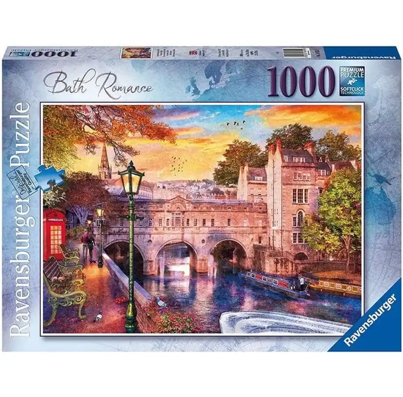 Lågt pris - Ravensburger Bath Romance 1000p