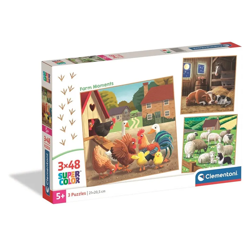 Clementoni Puzzle No 3x48 pieces 2D Pussel - Bara denna vecka