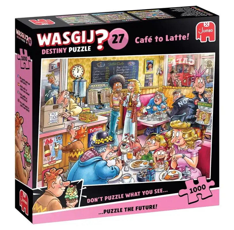 Wasgij Destiny Puzzle 27 Café to Latte! (1000) | Expressleverans