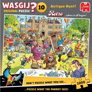 Finns tillgänglig | Wasgij Original 10 Antique Hunt! (1000)