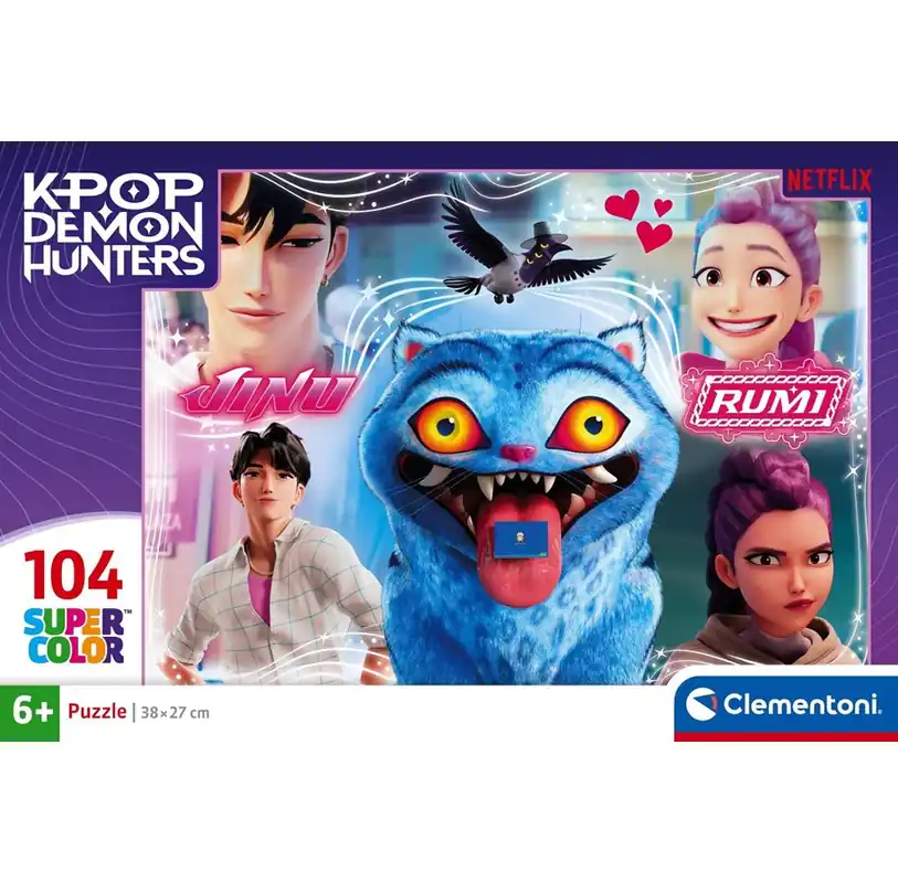Få kvar i lager - Clementoni K-Pop Demon Hunters 104 brikker