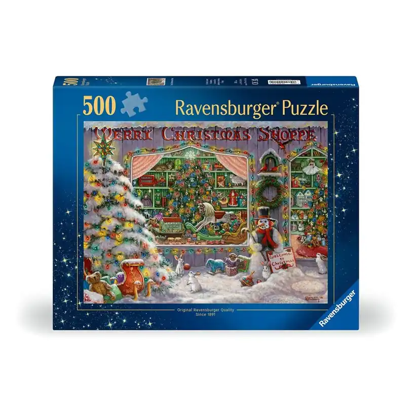 Ravensburger Puzzle The Christmas Shop 500p | Snabb frakt