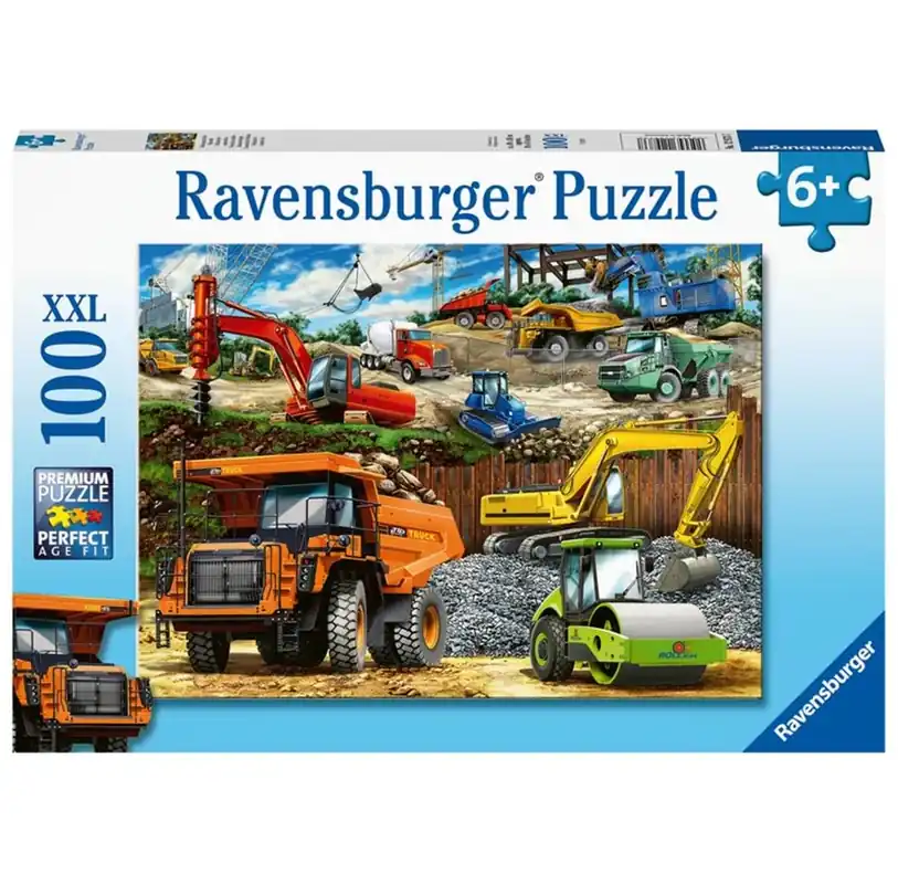 Extra bra pris - Ravensburger Construction Vehicles 100p