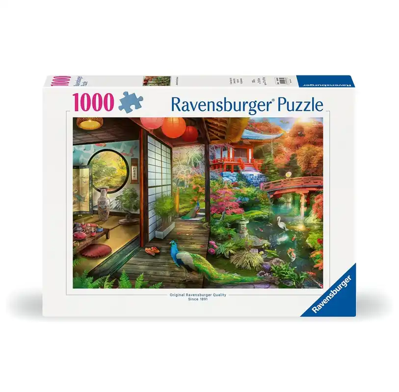 Ravensburger Kyoto Japanese Garden Teahouse (1000) - Klar att skickas