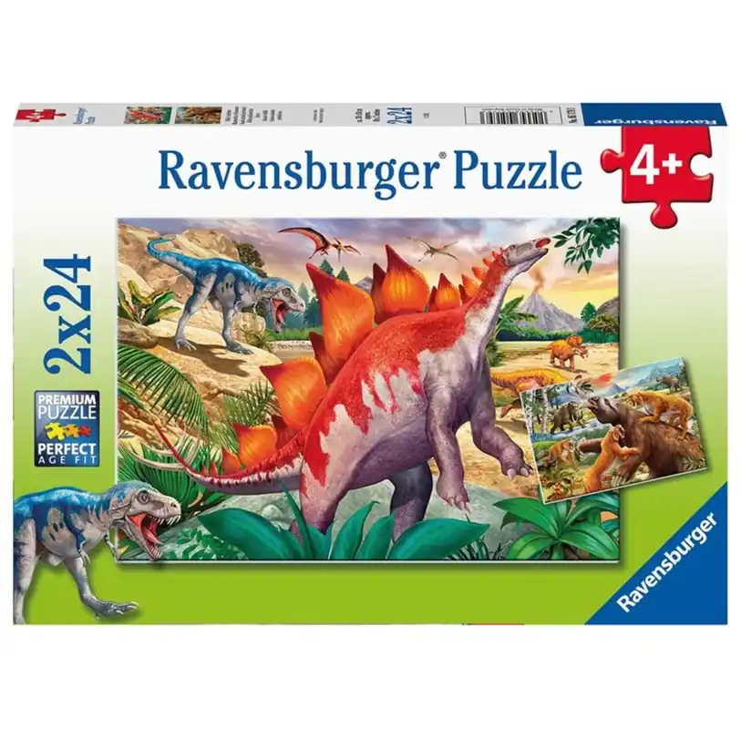 Ravensburger Jurassic Wildlife 2x24p | Missa inte