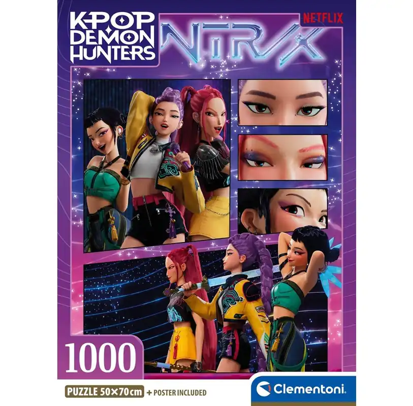 Skaffa nu | Clementoni K-Pop Demon Hunters - Compact 1000 brikker