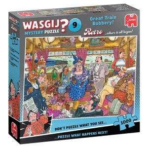 Wasgij Retro Mystery 9 The Great Train Robbery! (1000) | Kampanjen går snart ut