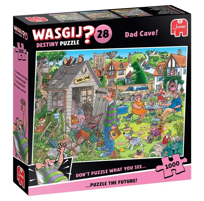 Wasgij Destiny 28 Dad Cave (1000) - Rekommenderas