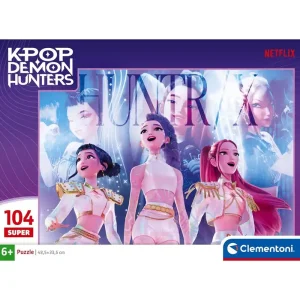 Utförsäljning - Clementoni K-Pop Demon Hunters Super 104 brikker