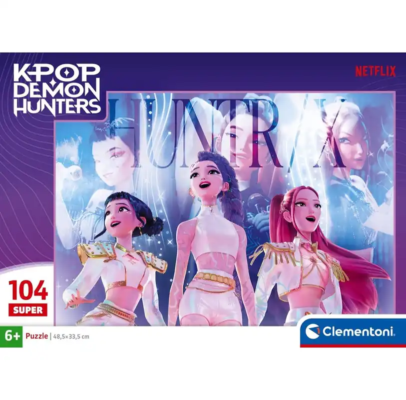 Utförsäljning - Clementoni K-Pop Demon Hunters Super 104 brikker