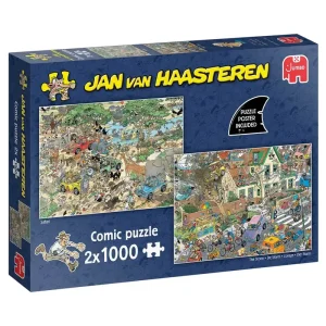 Försäljningssuccé - Jan van Haasteren Safari & Storm (2 × 1000)