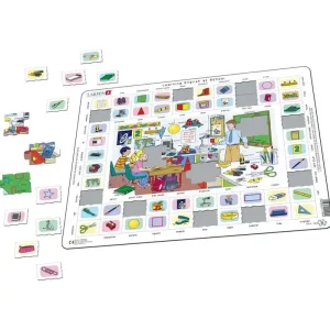 Larsen Puzzles Learning English at School (Maxi) - Outlet