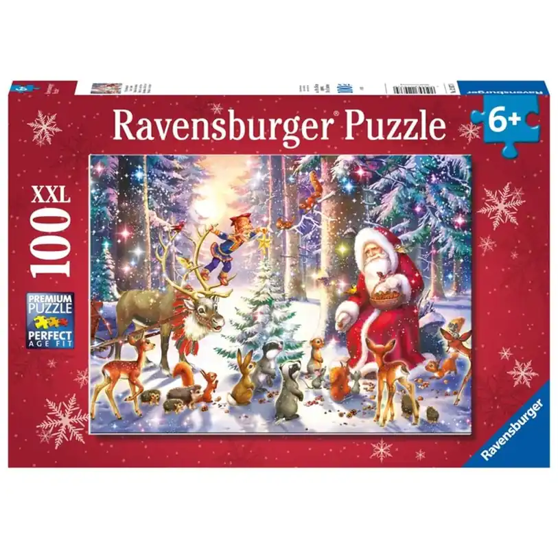 Endast ett fåtal kvar - Ravensburger Christmas In The Forest 100p
