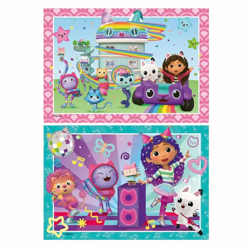 Ravensburger Jigsaw puzzle Gabby‘s Dollhouse 2x24 pcs. 2D Pussel | Nytt i webbutiken