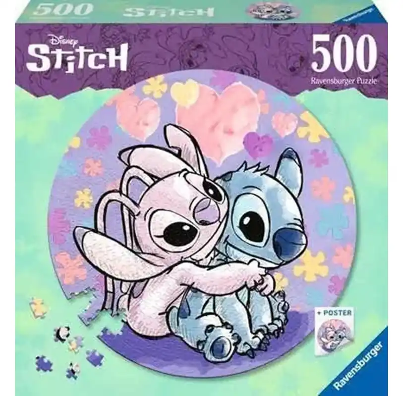 Tryggt köp - Ravensburger Jigsaw Puzzle Round Stitch 500 pcs. 2D Pussel